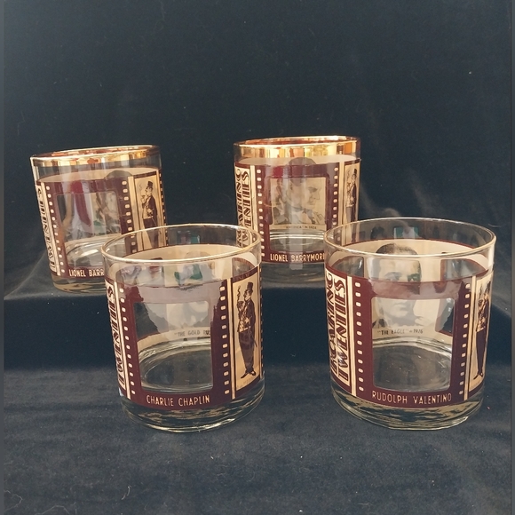 💥💥Vintage Roaring 20's Glass Set (4) - Picture 2 of 9